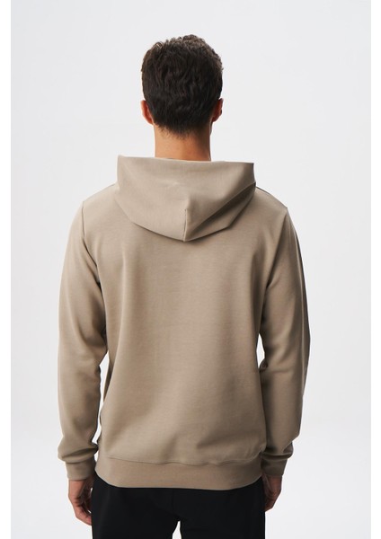 Erkek Slim Fit Scuba Interlok Su Geçirmeyen Kanguru Cepli Kapşonlu Sweatshirt K28254988701 indirimleri