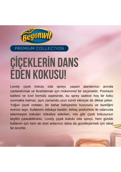 Premium Oda Spreyi 400 ml - Lovely fiyatları