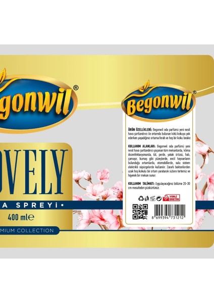Premium Oda Spreyi 400 ml - Lovely