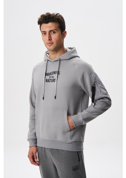 Erkek Regular Fit Koldan Cepli Kapşonlu Sweatshirt K28254627801 modelleri