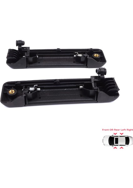 BDP1444 Renault 19 Super 5 Express Rapid Extra 7700793252 Için Ön Veya Arka Sağ Sol Kapı Dış Açma Kolu Siyah modelleri