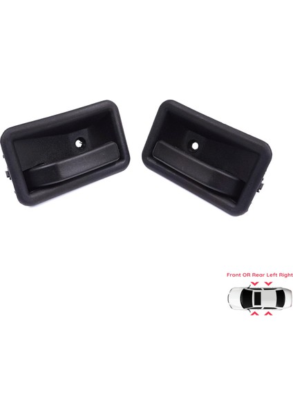 BDP1441 Renault 19 Phase 2 1992-2000 Clio Mk1 1990-1999 Için Ön Veya Arka Sağ Sol Kapı Iç Açma Kolu Siyah
