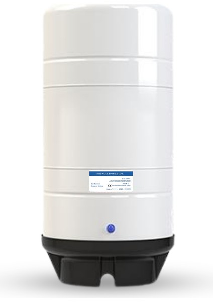 20 G 80 Litre Paslanmaz Çelik Su Deposu – Su Arıtma Tankı + Tank Vanası