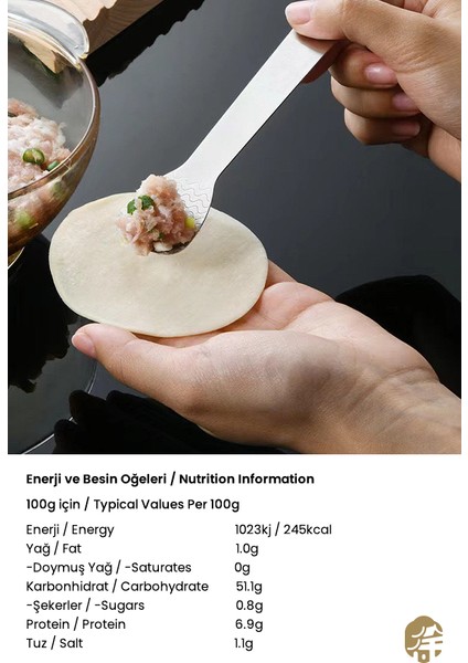 Dondurulmuş Gyoza Yufkası ( Frozen Gyoza Wrapper ) - 500G fiyatları