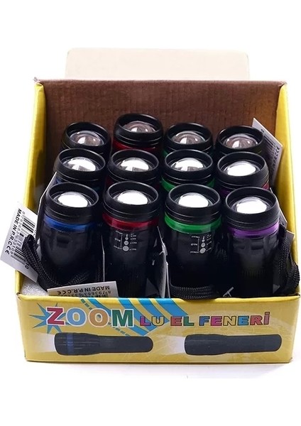 Şeritli Zoom Odaklı El Feneri Bigem BM-310 modelleri