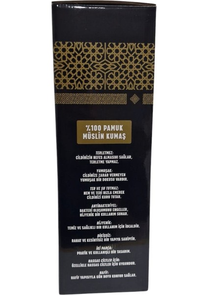 Müslin Ihram Takımı Seti, Ihram Kemeri ve Ihram Sabunu Hediyeli