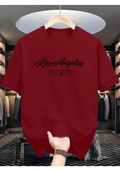 Los Angels Goldenstate Baskılı Oversize Tshirt