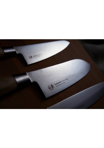 Suncraft Senzo Twisted Santoku Şef Bıçağı To-04