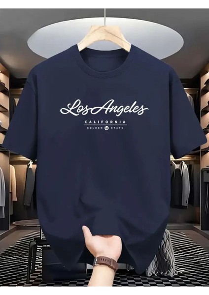Los Angels Goldenstate Baskılı Oversize Tshirt