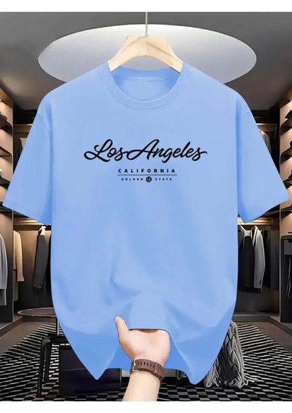 Los Angels Goldenstate Baskılı Oversize Tshirt