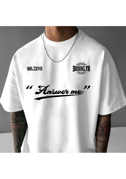 Brooklyn Belive Tasarım Baskılı Özel Unisex Tshirt