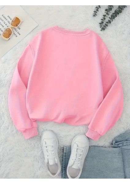 Eşofman Takımı Nasa Baskılı Unisex Kışlık Kalın Pamuklu Sweatshirt ve Eşofman Altı 2' Li Set