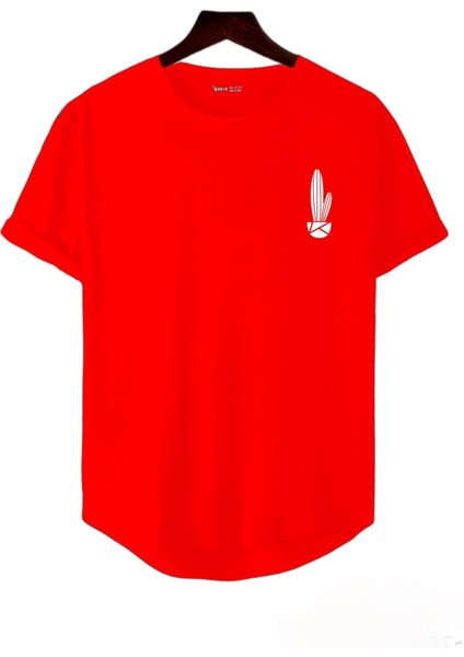 Kaktüs Baskılı Original Ünisex Yazlık T-Shirt