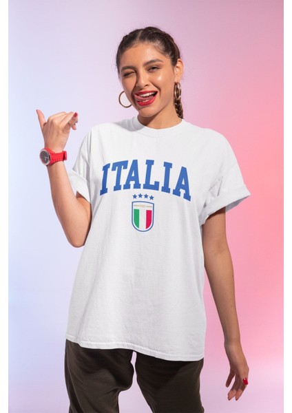 Italya Baskılı Oversize Tshirt fiyatları