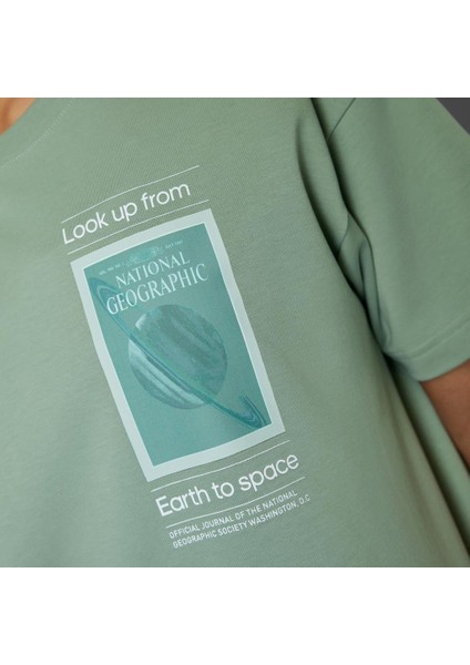 Nat Geo Aeroready Graphic Tee Erkek Tişört Yeşil JD5963 modelleri