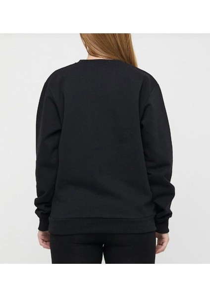 Unisex Brooklyn Baskılı Bisiklet Yaka Oversize Sweatshirt modelleri
