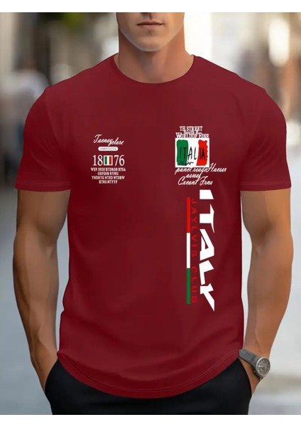Italy Özel Tasarım Unisex Tshirt