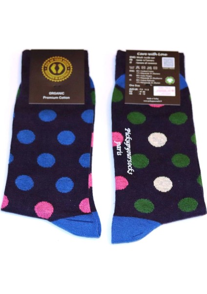 Pick Up Your Socks Organik, Pamuklu, Dikişsiz, Özel Tasarım Erkek Çorap. 41-46 Beden.