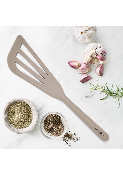 Silikon Balık Spatula Beıge