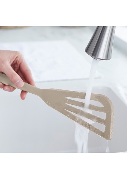 Silikon Balık Spatula Beıge