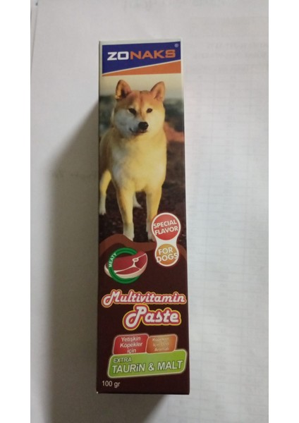 Köpek Multivitamin Pasta Extra Taurin 100 gr