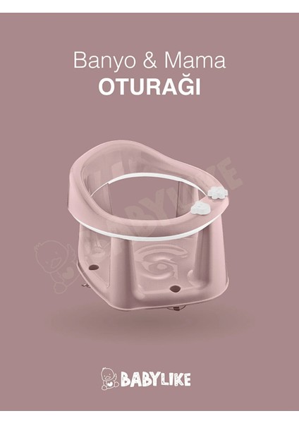 Vakumlu Bebek Banyo&mama Oturağı