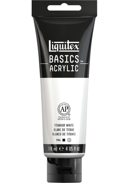 Basics Akrilik Boya 118ML Titanium White 432