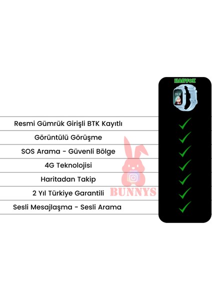 Sim Kartlı Akıllı Çocuk Takip Saati 4g Arama Konuşma Özellikli Konum Takibi Hediyeli