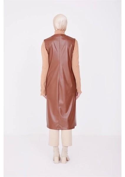 Yelek 22KD3303 Taba
