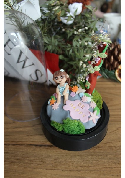 Hediyelik Işıklı Fanus BeHappy YAZİLİ MODEL fırsatları