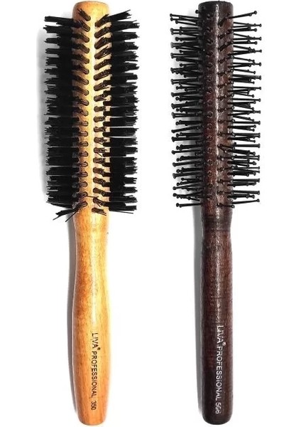 Professıonal Saç ve Fön Fırçası 2'li Set 350 ve 506