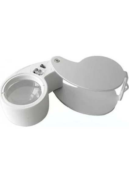 Mini 40X25MM Takı Büyüteç, Cep Büyüteç, Teftiş, Elmas Pullar, Madeni Kontrol Lup MG21011