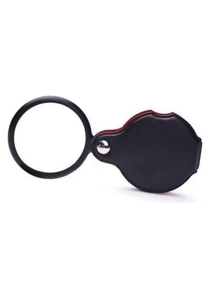 5x 60MM Cam Optik Lens,katlabilir,deri Kaplamalı Cep BÜYÜTEÇXX1051