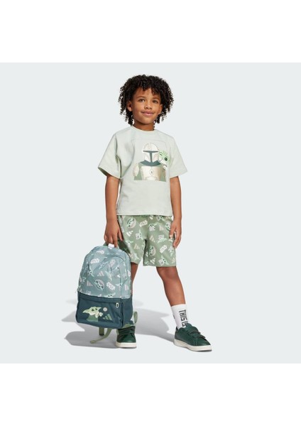 x Star Wars The Mandalorian Tee Set Bebek Tişört- Şort Takımı Yeşil JF3648 indirimleri