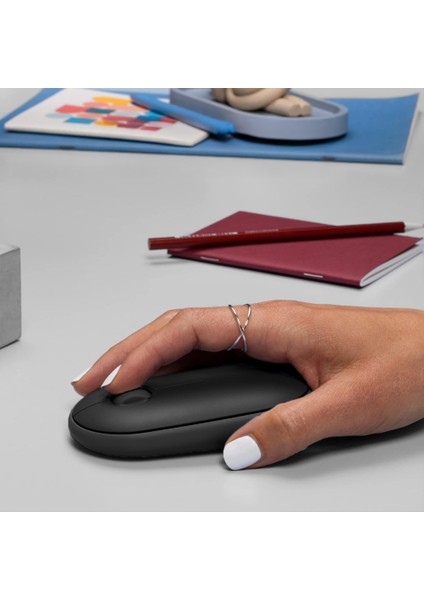 Tüm Macbook Modelleriyle Uyumlu B180 630-012736 Sessiz Optik Kablosuz Mouse Pilli Siyah