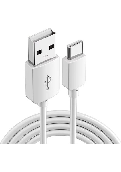 3A Type-C USB Şarj ve Data Kablosu 2 Metre Beyaz - FC965