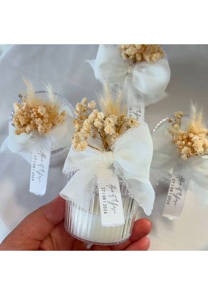 İlya Design Söz Nişan Nikah Şifon Kurdele Mika Şekerlik 10 adet fiyatları