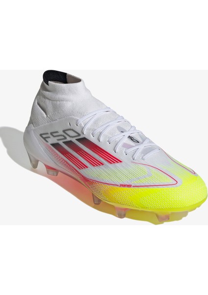 F50 Elite Mid Çocuk Beyaz Çim Saha Kramponu.- fiyatları