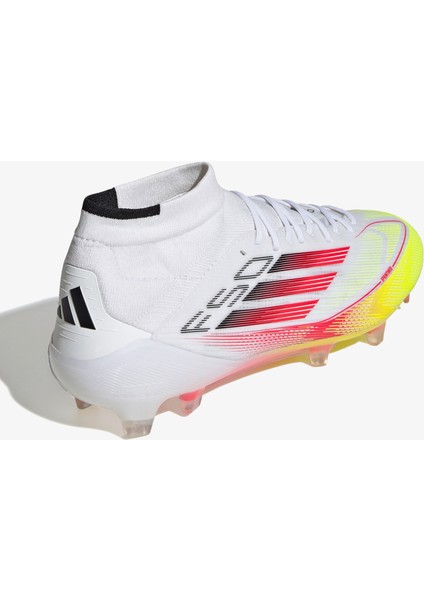 F50 Elite Mid Çocuk Beyaz Çim Saha Kramponu.- modelleri