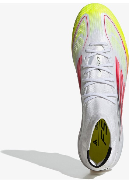 F50 Elite Mid Çocuk Beyaz Çim Saha Kramponu.- indirimleri