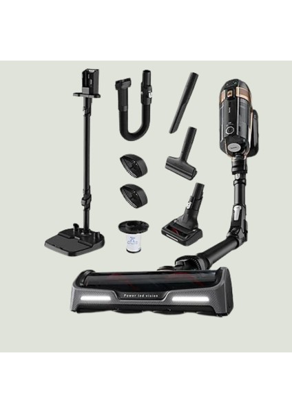 Flex Bataryalı Kablosuz Şarjlı Dikey Süpürge Siyah Bakır fiyatları