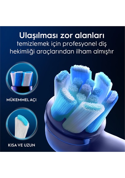 iO Ultimate Clean Beyaz Diş Fırçası Yedek Başlığı 2 Adet