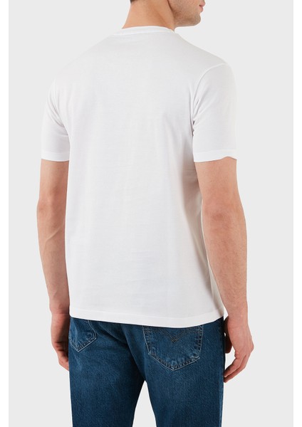 Pamuk Regular Fit Bisiklet Yaka Logo Baskılı T Shirt Erkek T Shirt 2441113 310 fiyatları