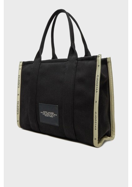 Large Tote Logolu Omuz Askılı Çanta Bayan Çanta M0017048 001