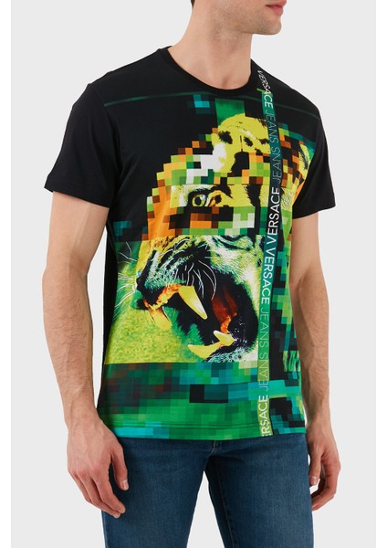 Baskılı Pamuk Regular Fit Bisiklet Yaka T Shirt Erkek T Shirt B3GRB72A 36609 899