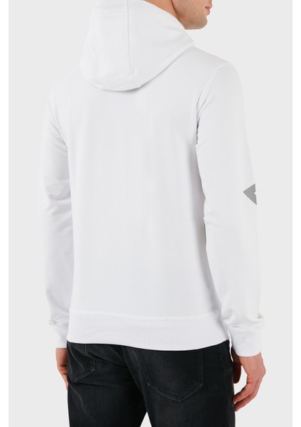 Logo Baskılı Streç Pamuklu Regular Fit Kapüşonlu Sweat Erkek Sweat 24411882 010 fiyatları