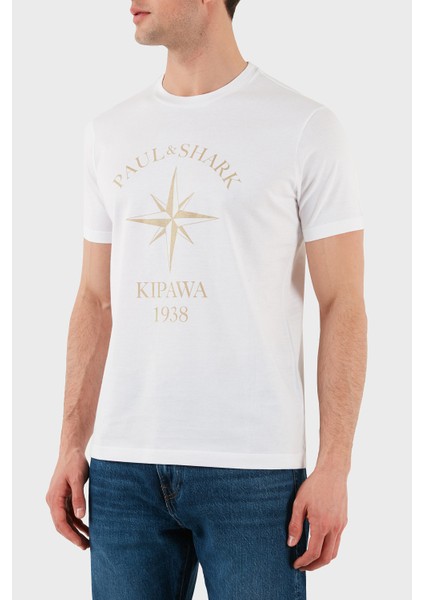 Pamuk Regular Fit Bisiklet Yaka Logo Baskılı T Shirt Erkek T Shirt 2441113 310 fırsatları