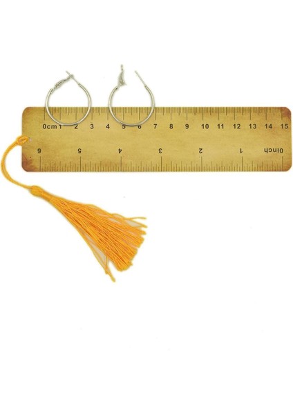 3 cm Gümüş Halka Küpe fiyatları