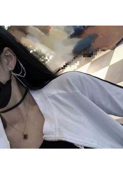 Üstten Deliksiz Kıkırdak Küpe, Unisex Küpe modelleri