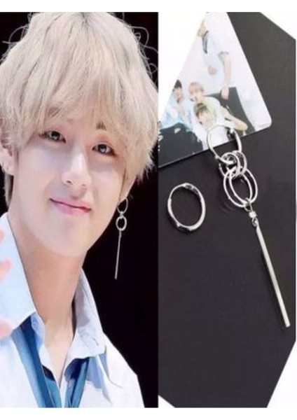 Kpop Bts Jimin Asimetrik 2'li Küpe fiyatları